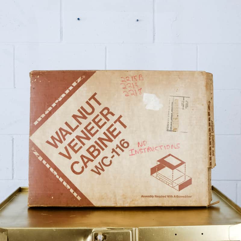 Marantz WC-116 Walnut Veneer Cabinet Vintage Stock, Original packaging! image 1