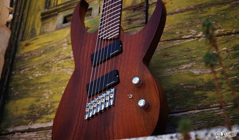 MC Guitars MC-72 | Multiscale | 7 stringer 2016 Natural Walnut image 1