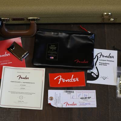 Minty! 2023 Fender American Vintage II '57 Stratocaster Electric Guitar Sunburst + COA OHSC image 2