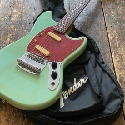 Fender Japan 1969 Reissue Mustang CIJ Sonic Blue Original Late 1990's w/ Period Correct Softcase image 1
