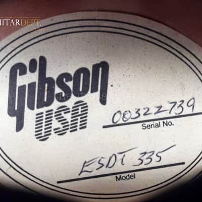 ♚Vintage♚RARE♚2002 Gibson ES-335 Dot Figured♚ BEALE STREET BLUE ♚AAA TIGER FLAME♚8.5LBS image 7