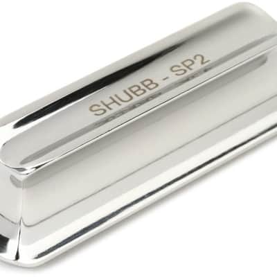 Shubb SP2 Solid Stainless Steel Slide - Semi-bullet Tip with Double Cutaway image 2