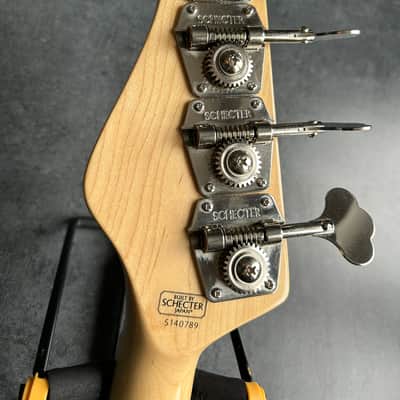 Schecter Japan Progauge PS-S-JB Jazz Bass 2014 Ebony Sunburst image 19