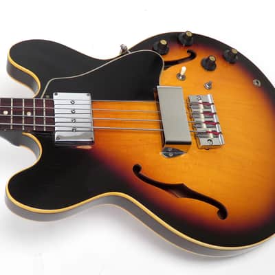 1967 Gibson EB-2D - Sunburst Finish - Double Pickup EB-2 - Semi Hollow Bass image 7
