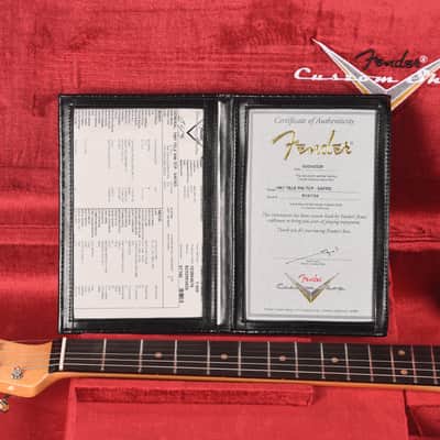 Fender Custom Shop 1961 Telecaster "Chicago Special" Time Capsule Super Aged Fiesta Red (Serial #R147794) image 9