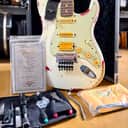 2015 Fender Custom Shop Limited Edition White Lightning ’60s Strat Heavy Relic HSS Floyd Rose – COA/OHSC