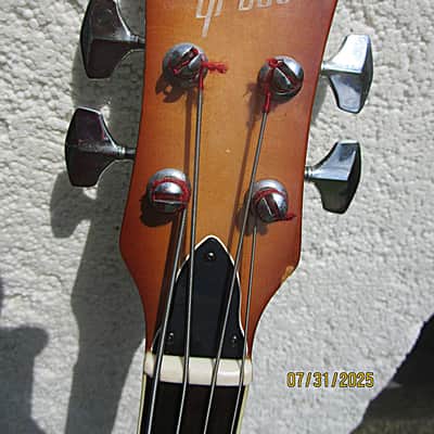 Greco VB-650 Beatle Bass Guitar, 1977, Japan, Set Neck, Gig Bag image 2