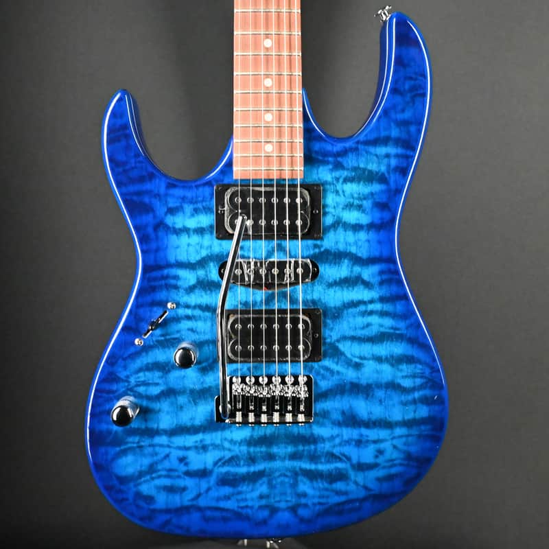 Ibanez GRX70QAL-TBB Transparent Blue Burst #891 image 1