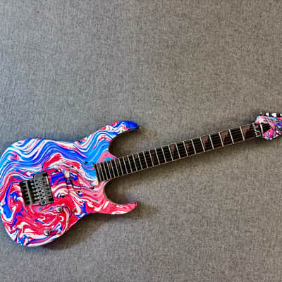 Ibanez RG1570 MOD DNA Multi Color Swirl Paint Jem image 1