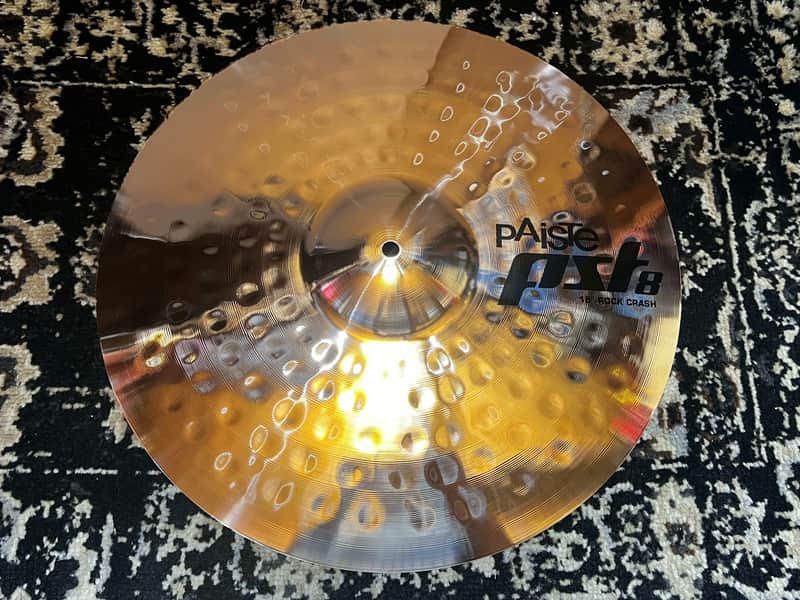 Paiste 18" PST 8 Reflector Rock Crash Cymbal - Brilliant image 1