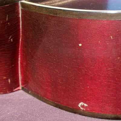 CIRCA 1963 Yamaha Nippon Gakki Dynamic Guitar No.10 Red Label image 15