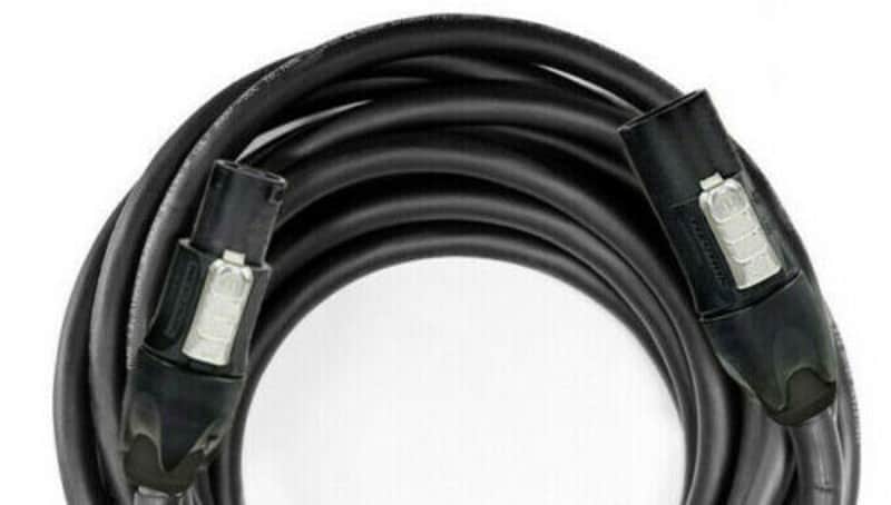100 ft True1 PowerCon Male to Female 20 Amp AC Extension Cable 12 Gauge image 1