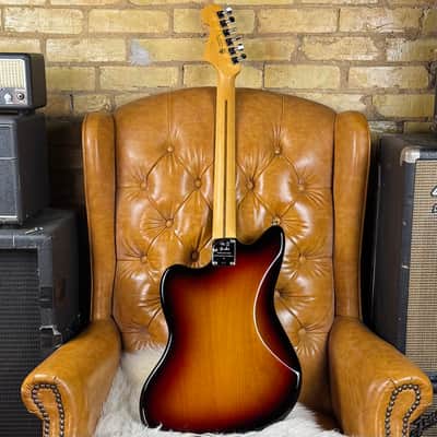 2021 Fender American Professional II Jazzmaster 3 Color Sunburst Offset Made In USA Electric Guitar W/ Original Hardshell Case & Paperwork! image 2