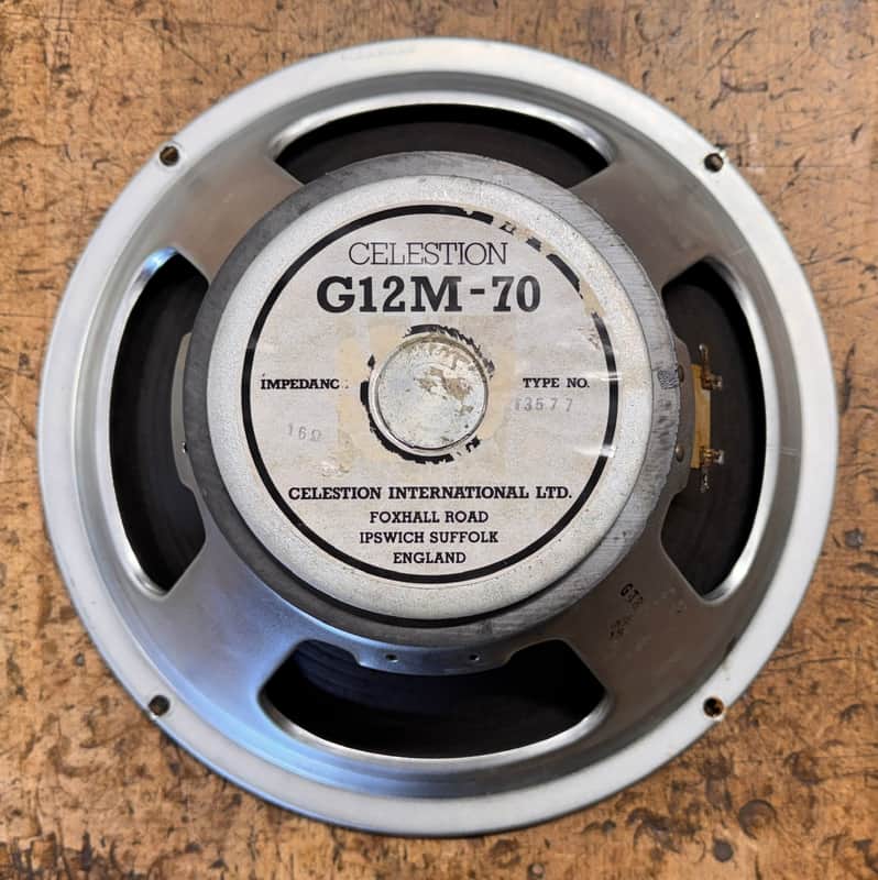 Celestion G12M-70 12" speaker - 16 ohm image 1