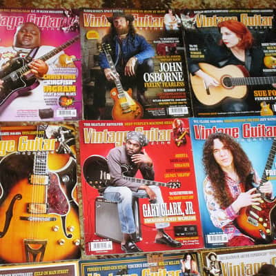Vintage Guitar Magazines 12 issues 2024 complete image 3