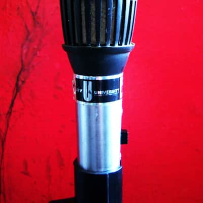 Vintage RARE 1960's LTV University 8100 model / Altec Cardioid Dynamic Microphone Hi Z w accessories Shure Electro Voice Ampex image 8