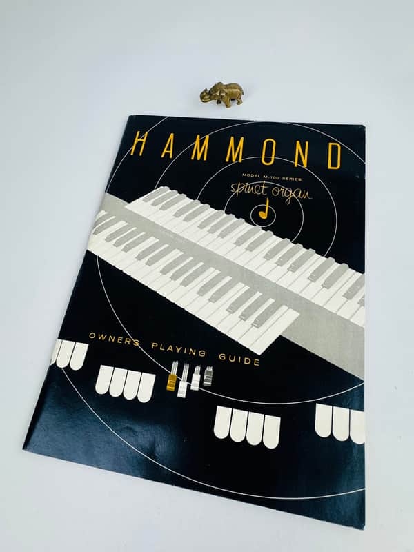 Hammond M-100 Series Spinet Organ Owner's Playing Guide 1961 image 1