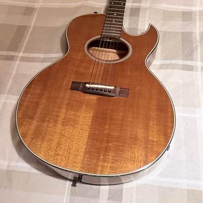 Vintage Washburn Woodstock EA40 electro acoustic 1979, tobacco sunburst, hard case image 3
