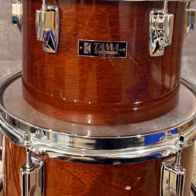 FACTORY MATCHED Tama Superstar Series Concert Toms 8/10/12/14” 1982 w/ Stands image 8