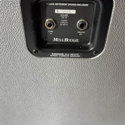 Mesa Boogie Mini Recto 60-Watt 1x12" Wide Slant Guitar Speaker Cabinet 2011 - Present - Various - Silver image 8