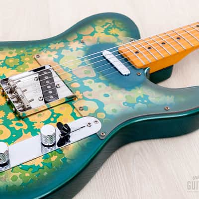 1987 Fender Telecaster Blue Flower '69 Vintage Reissue TL69-75, Collector-Grade, Japan MIJ Fujigen image 6