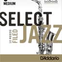 D’addario Jazz Select Filed Eb Alto Saxophone Reeds, 10 Ct, 3M Strength