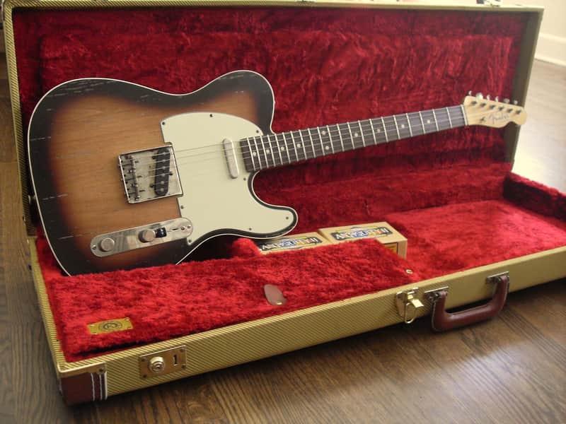 MJT 1962 Telecaster Custom Reissue Aged Relic 62 Tele Nash Fender Bridge image 1