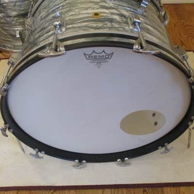 Vintage Ludwig Super Drums, Sky Blue Pearl, Date Stamped 1967 - Outstanding! image 12