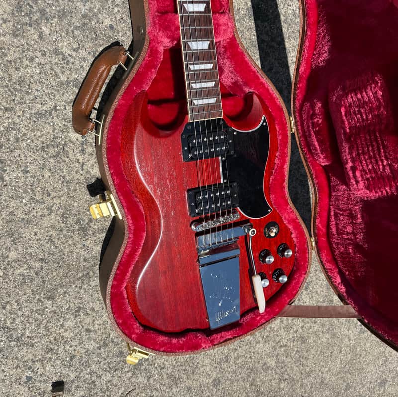 Gibson SG Standard '61 Faded with Maestro Vibrola 2022 - Present - Vintage Cherry image 1