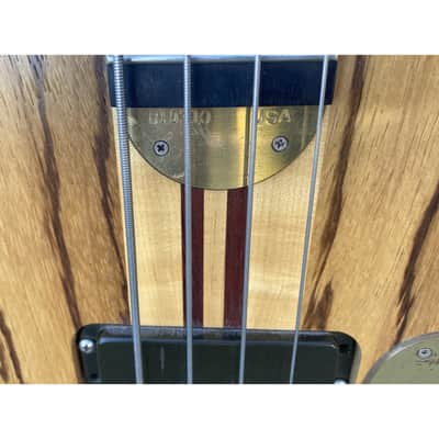 Alembic Zebrawood 4-String Bass w/ Bag (Pre-Owned) image 5