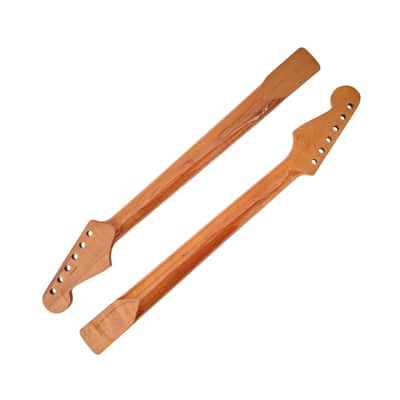 Strat Style neck Roasted maple with rosewood fretboard (Gloss) - round end frets image 2