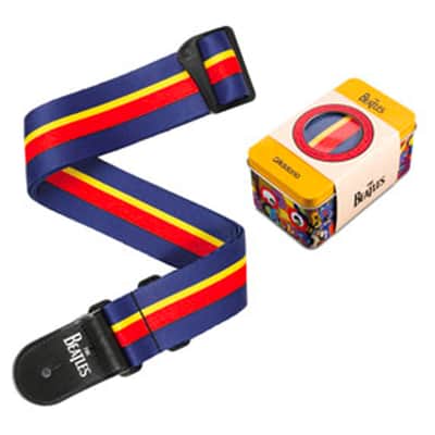 Planet Waves Yellow Submarine 50th Anniversary Guitar Strap with Tin - John image 2