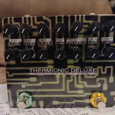 PigStompPedals "Dual DirtyShirley clone" PedalPCB -Thermionic Deluxe- Color shift circuitry finish image 9