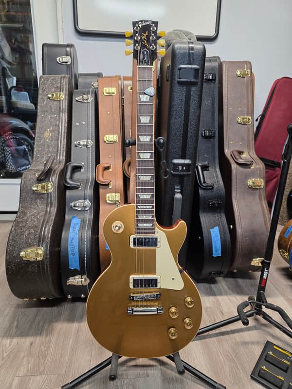 2012 Gibson Les Paul Deluxe - Goldtop image 1