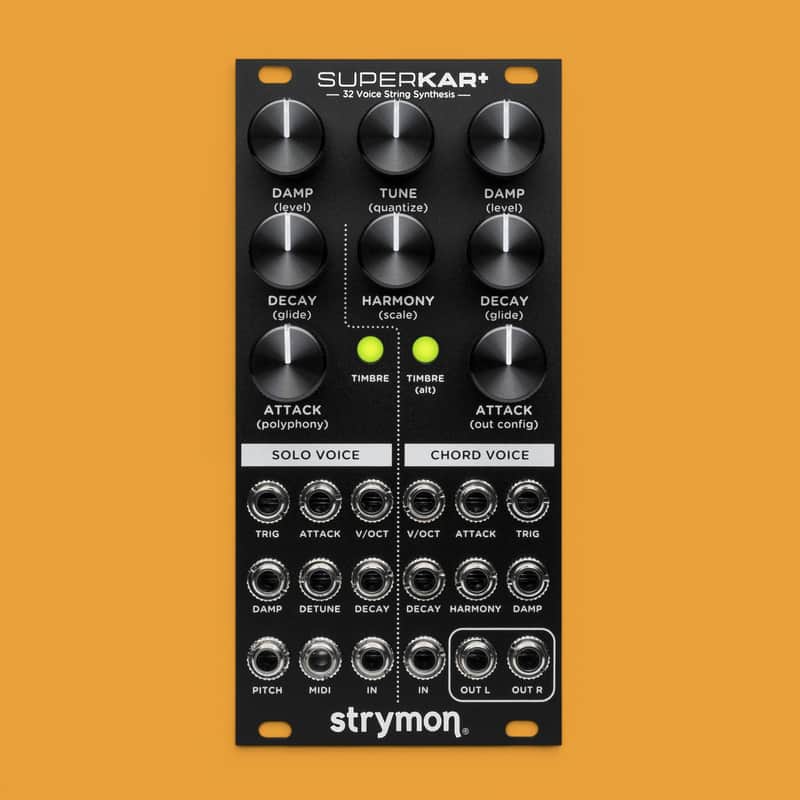 Strymon SuperKar+ 32-Voice Karplus-Strong Synth Module for Eurorack Modular Synth [USED-MINT] image 1