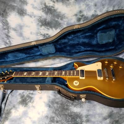 Video Demo 1973 Gibson Les Paul Deluxe Goldtop Mini Humbuckers Original Hard Shell Case image 20