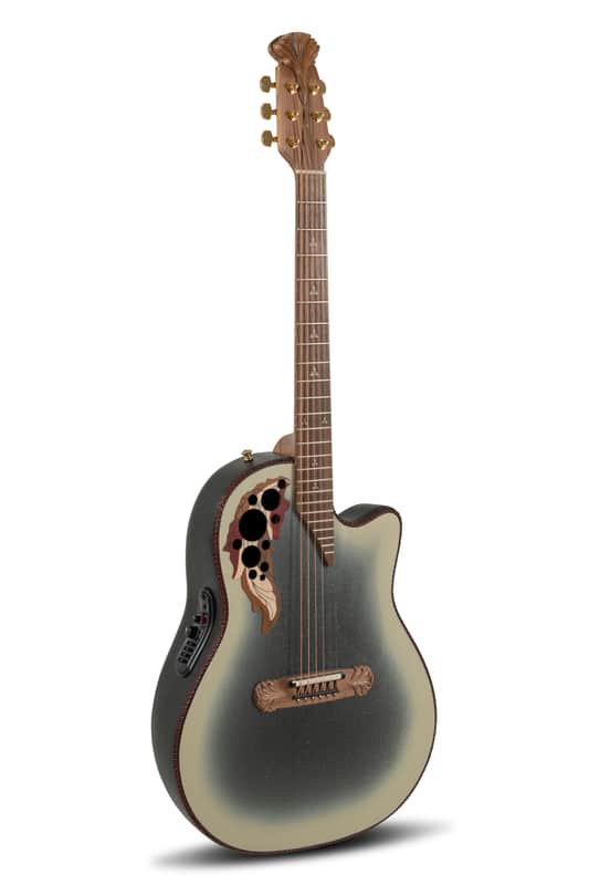 Ovation Adamas E-Acoustic 6 String Guitar 2087GT Deep Contour Cutaway Reverse Beige Burst OV583.507