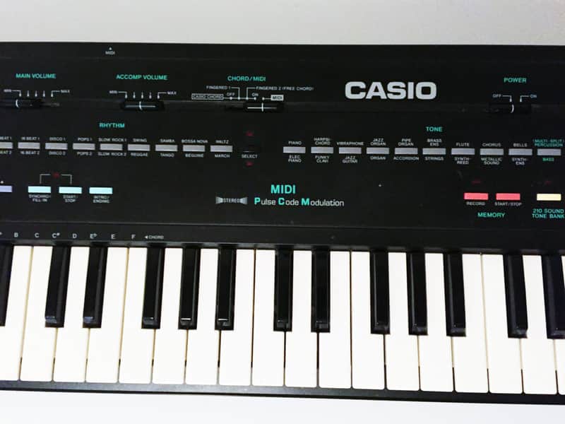 Vintage Casio Tone MT-240 Keyboard Midi Synthesizer Circuit