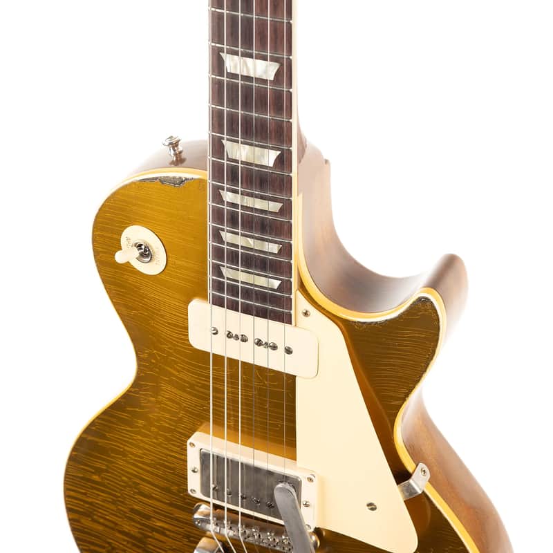 Gibson Custom Shop Murphy Lab Sergio Vallin '55 Les Paul Goldtop with Bigsby image 9