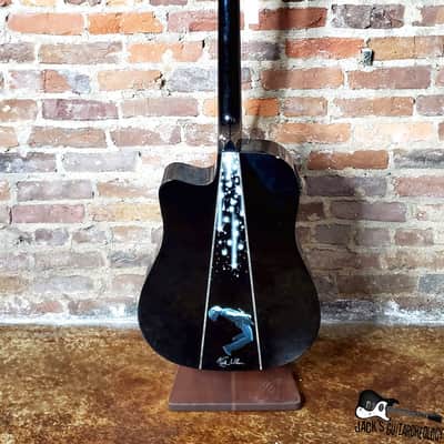 Keith Urban Ltd Edition Night Star Acoustic/Electric Guitar w/ Deluxe Leather Case (2010s, Black) image 6