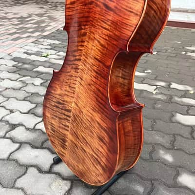 Copy Stradivari left Cello 4/4 Old spruce ,Full Size 100% Hand Made, Solid Wood image 10