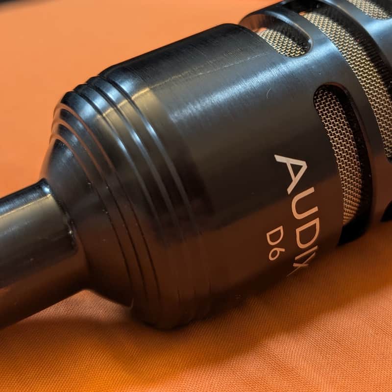 2010s Audix D6 Dynamic Kick Drum Microphone Black