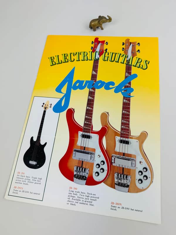 Jarock Electric Guitars Foldout Brochure (c. 1975) image 1