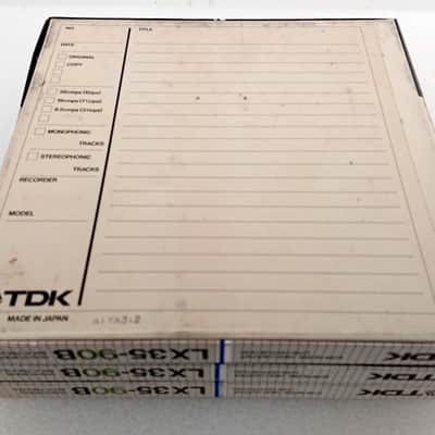 TDK LX 35\90B 7-inch Low -Noise, High-Output, Low-Distortion For Professional Use (set of 3 (three) tapes - original boxes image 13
