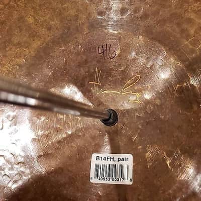 Meinl B14FH 14" Byzance Brilliant Fast Hi-Hat Pair Cymbals w/ Video Link image 8