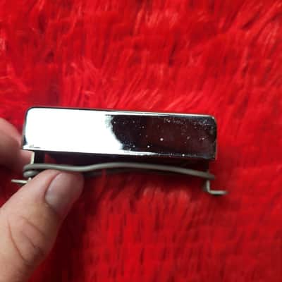 Unknown Brand Pair of Chrome Covered "Faux Buckers" Humbuckers - Possibly 1970's - 2000's - 2.98K and 3.06K - Ceramic Magnet - 49.5mm Pole Spacing - Possibly From Japan MIJ image 9