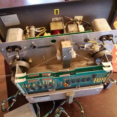 Dictaphone 5202 1/2" 4-head reel to reel tape transport Logger 10.5" R2R 1990 - black rack mount image 3