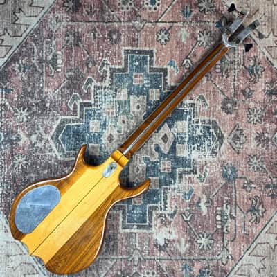 1979 Kramer DMZ6000B Vintage Natural Aluminum Neck Made In USA Dimarzio PJ Bass Guitar W/ Gigbag! image 4
