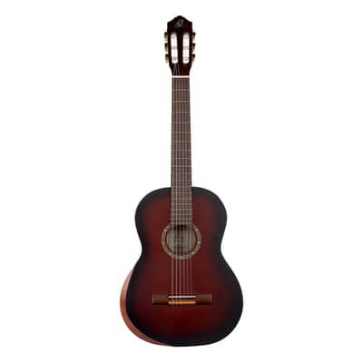 ORTEGA Student Series Pro DeLuxe 4/4 Classical Guitar - Solid Spruce / Catalpa Bourbon Fade image 7