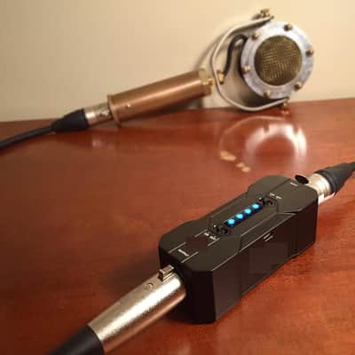 Power Supply 48V/12V Switch,Up to 40 Hours of Use,Rechargeable Portable Phantom Power for Condenser/Shotgun Microphones, Mic Preamp, Recording Studios image 3
